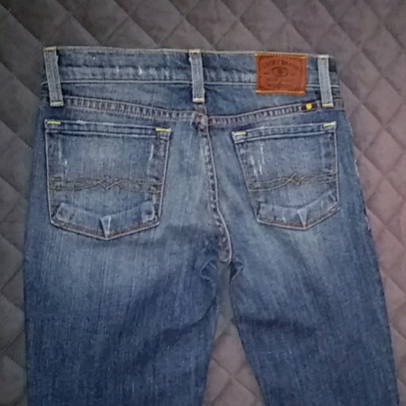 Lucky Brand jeans,sz 00/24,Like New but zipper bro - Picture 7 of 8
